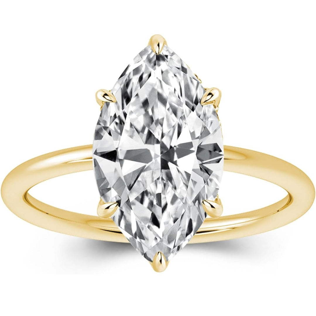 Dione 3.5CT Marquise Cut Engagement Ring