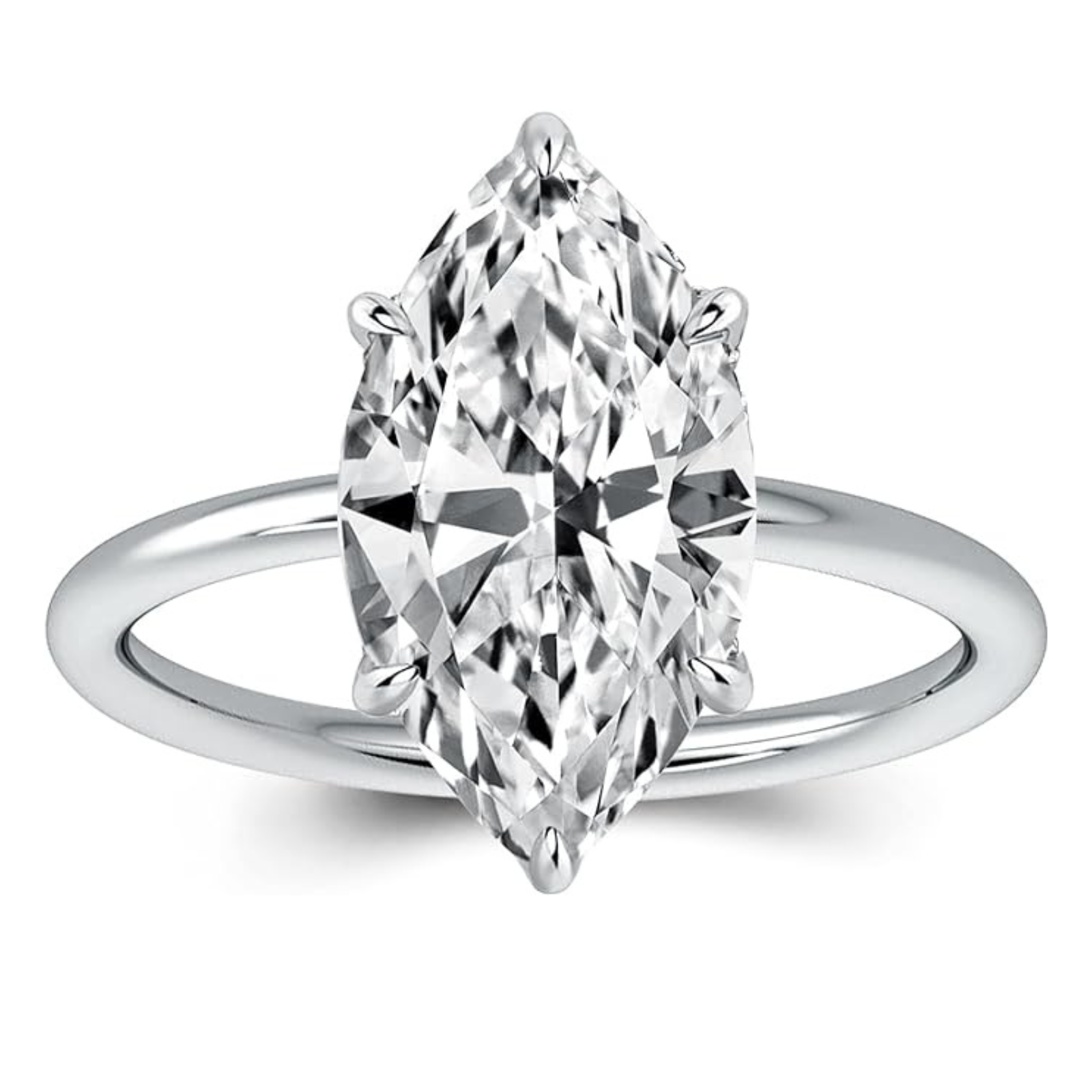 Ophelia 3.5CT Marquise Cut Engagement Ring