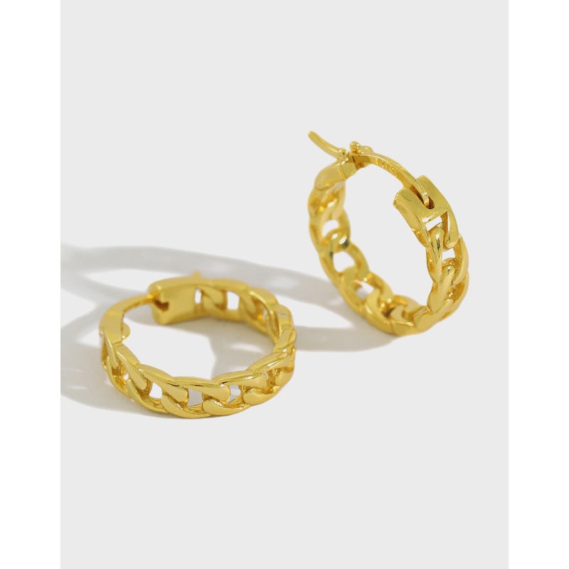 Bella 18K Gold Hoops