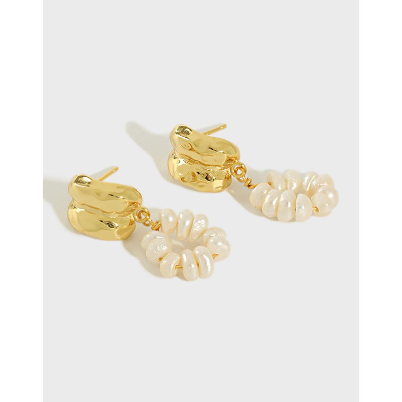 Pearl Essence 18k Gold Earrings