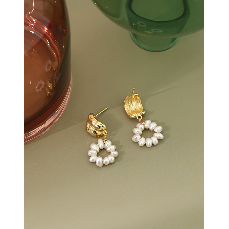 Pearl Essence 18k Gold Earrings