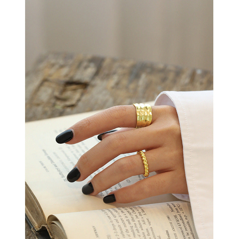 Nile River 18K Gold Ring