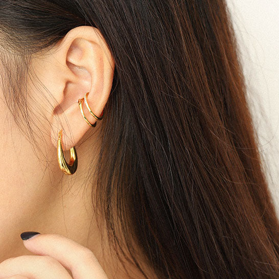 Daydream 18K Gold Hoops