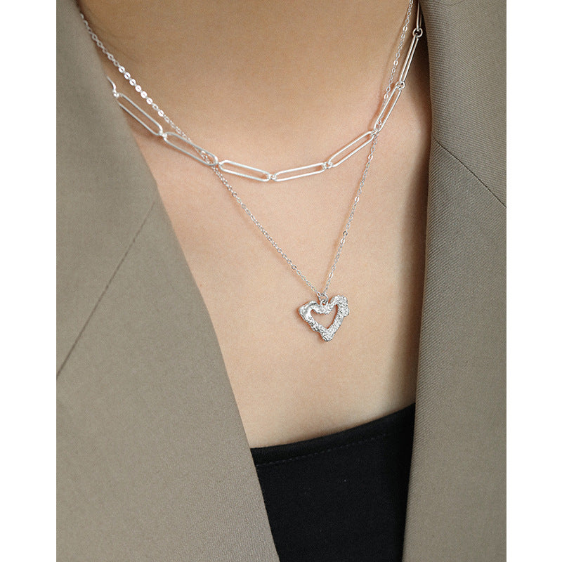 Hollow Heart Necklace