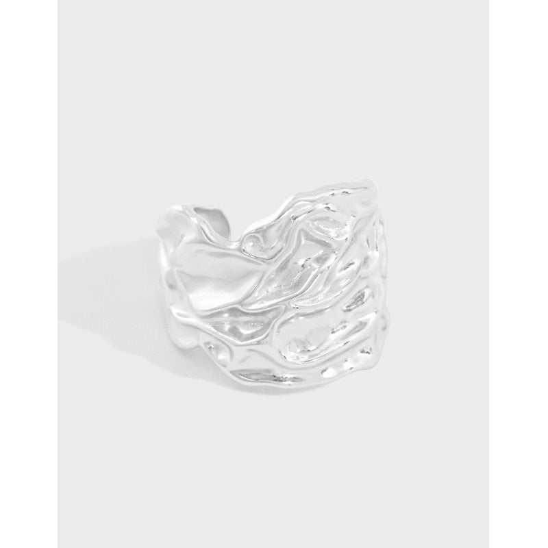 Wrinkle 925S Silver Ring