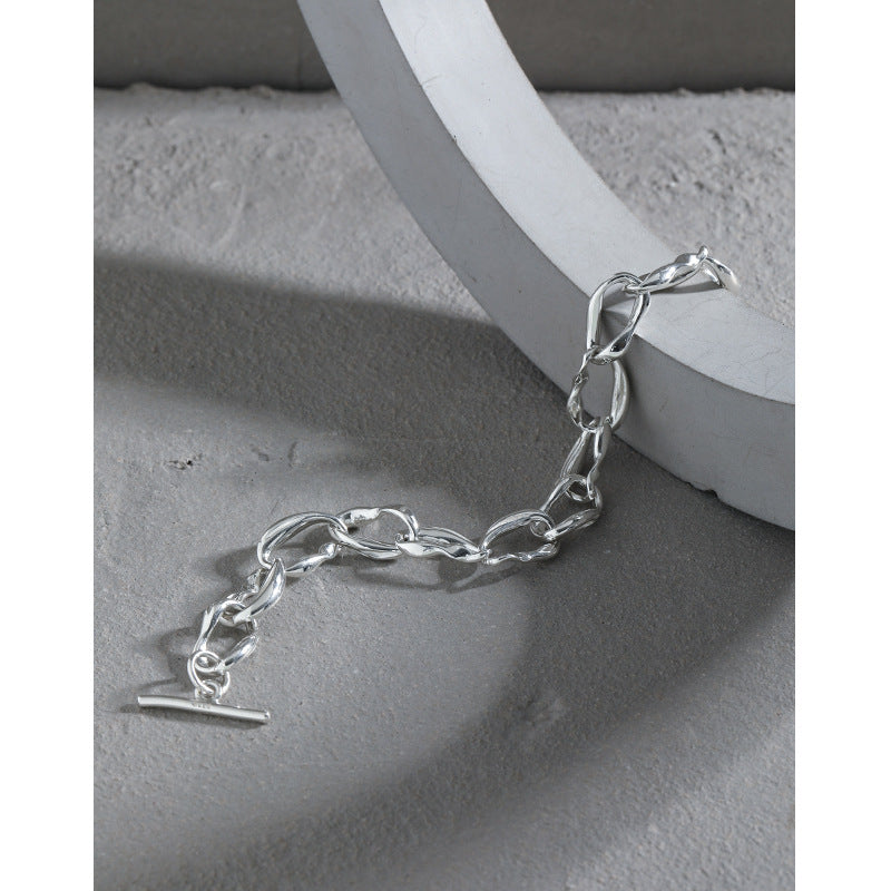 Stanley Solid Silver Bracelet