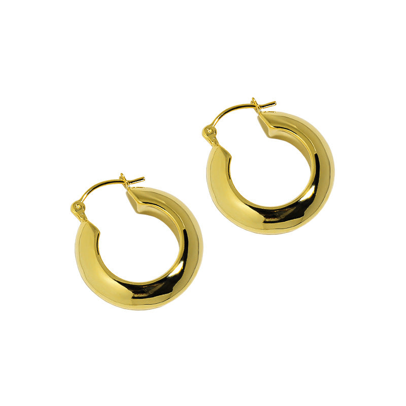 Dreamy 18K Gold Hoops