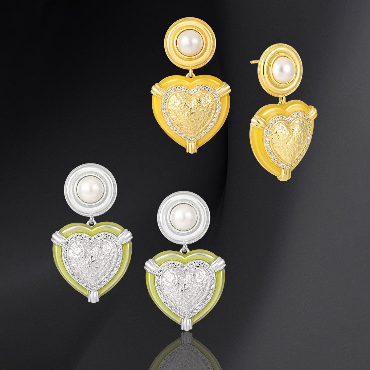 Sweetheart 18K Earrings