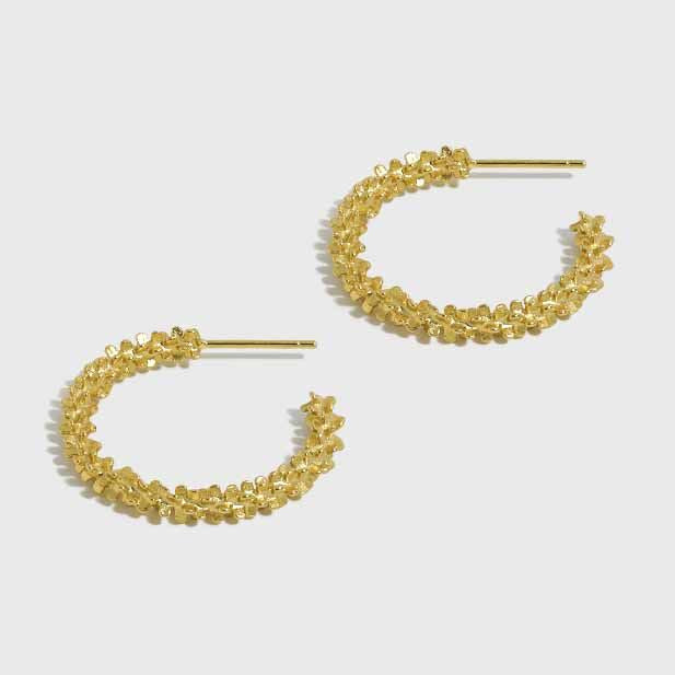 Babysbreath 18K Hoops