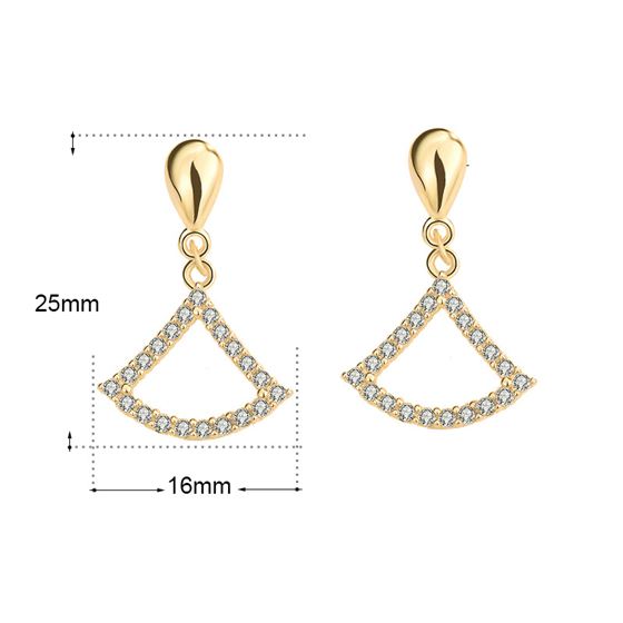 Sweet Serenity 18K Gold Earrings