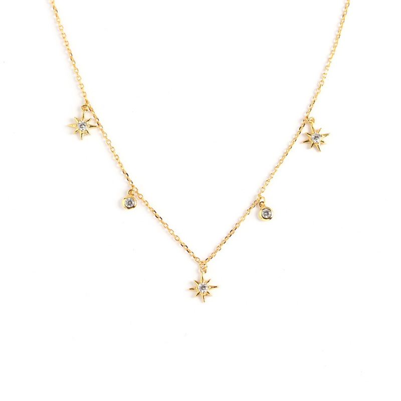 Stars Silver Necklace