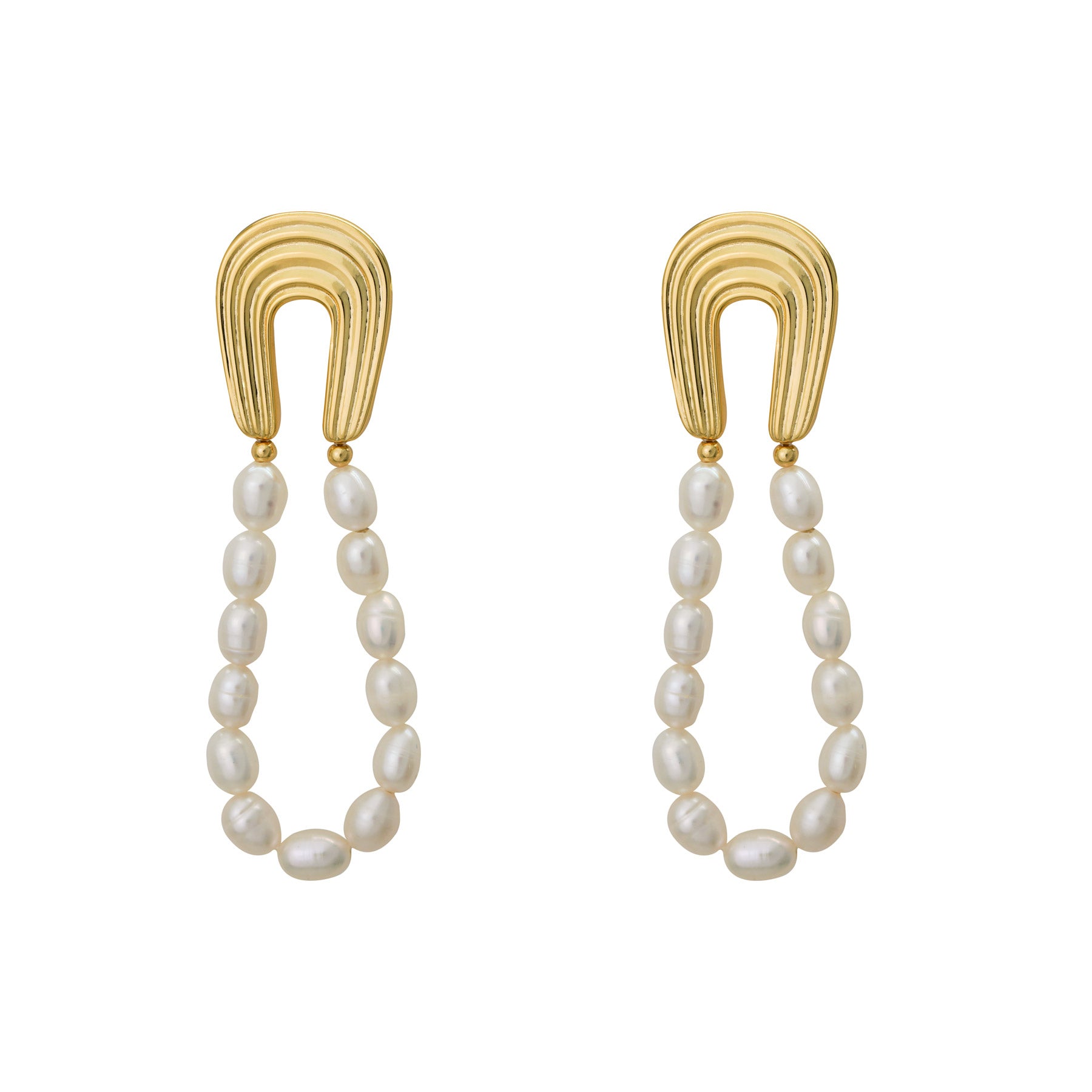 Pearl Opulence 18K Earrings